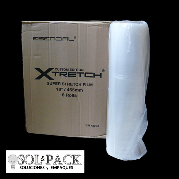 Papel para Embalar Transparente Stretch Film